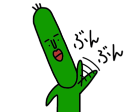 Tomato man and Cucumber man sticker #14480970