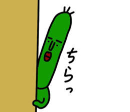 Tomato man and Cucumber man sticker #14480971