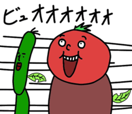 Tomato man and Cucumber man sticker #14480982