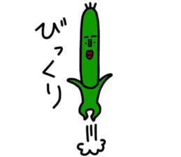 Tomato man and Cucumber man sticker #14480984