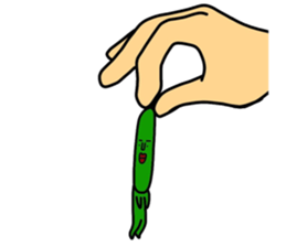 Tomato man and Cucumber man sticker #14480985