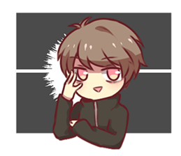 Mebukuro-kun sticker #14481155