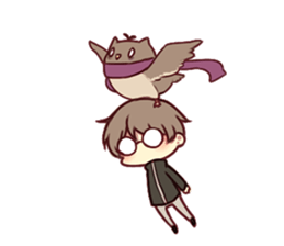 Mebukuro-kun sticker #14481182