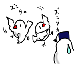 adult little bird and child little bird sticker #14481449