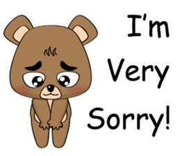 The Daily Dialogue of Bearbaby sticker #14481649