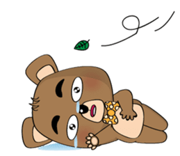 The Daily Dialogue of Bearbaby sticker #14481664