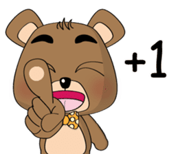 The Daily Dialogue of Bearbaby sticker #14481668