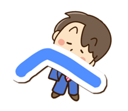 Friendly dad (Hiragana version1) sticker #14483346
