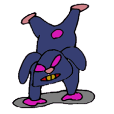 KM50 Black Bunny sticker #14484878