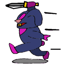 KM50 Black Bunny sticker #14484886