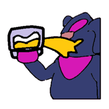 KM50 Black Bunny sticker #14484892