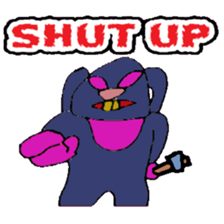 KM50 Black Bunny sticker #14484893