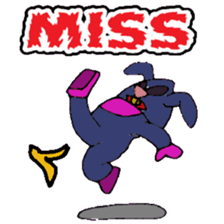 KM50 Black Bunny sticker #14484899