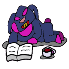 KM50 Black Bunny sticker #14484900