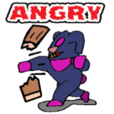 KM50 Black Bunny sticker #14484901