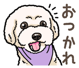 Daily poodle 2 sticker #14485689