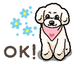 Daily poodle 2 sticker #14485695