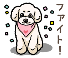 Daily poodle 2 sticker #14485705
