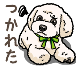 Daily poodle 2 sticker #14485720