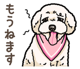 Daily poodle 2 sticker #14485723