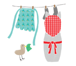 Cat Matryoshka 'Caffe latte' sticker #14485911