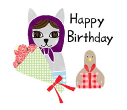 Cat Matryoshka 'Caffe latte' sticker #14485916