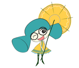 Happy Sunny Girl sticker #14486294