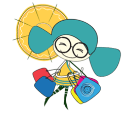 Happy Sunny Girl sticker #14486296