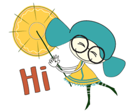 Happy Sunny Girl sticker #14486304