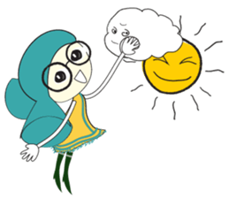 Happy Sunny Girl sticker #14486313