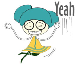 Happy Sunny Girl sticker #14486320