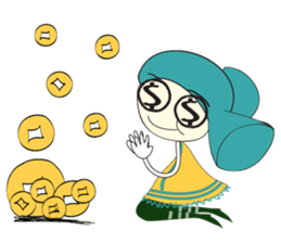 Happy Sunny Girl sticker #14486324