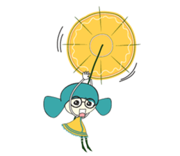 Happy Sunny Girl sticker #14486327