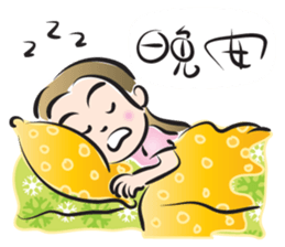 girl sweet talk (chinese) sticker #14486429