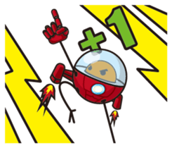 outer space bad guy sticker #14486875