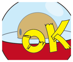 outer space bad guy sticker #14486881