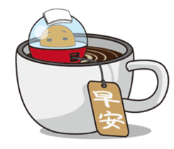 outer space bad guy sticker #14486882