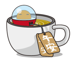 outer space bad guy sticker #14486883