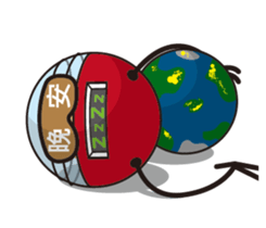 outer space bad guy sticker #14486884