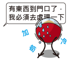 outer space bad guy sticker #14486886