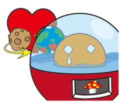 outer space bad guy sticker #14486908