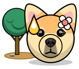 Puppy Love Stickers - Pom Emoji Meme sticker #14487199