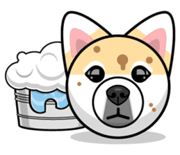 Puppy Love Stickers - Pom Emoji Meme sticker #14487204