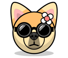 Puppy Love Stickers - Pom Emoji Meme sticker #14487211