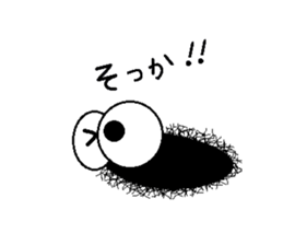 Life of the Mr hairy caterpillar sticker #14487336