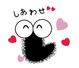 Life of the Mr hairy caterpillar sticker #14487341