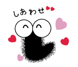 Life of the Mr hairy caterpillar sticker #14487341