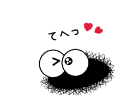 Life of the Mr hairy caterpillar sticker #14487350