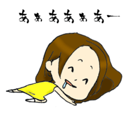 Sometimes, Kansai accent gals sticker #14487454