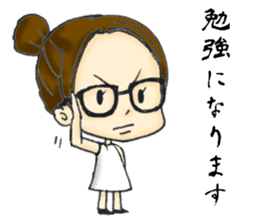 Sometimes, Kansai accent gals sticker #14487458